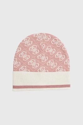 Zdjęcie produktu Guess czapka kolor różowy
