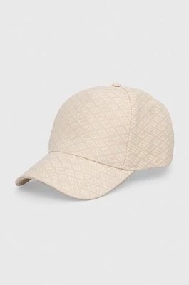 Zdjęcie produktu Guess czapka z daszkiem kolor beżowy wzorzysta AW5072 POL01