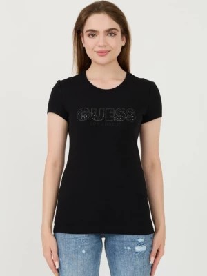 Zdjęcie produktu GUESS Czarny t-shirt Sangallo Tee