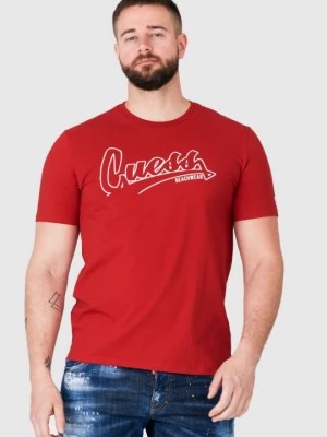 Zdjęcie produktu GUESS Czerwony t-shirt męski beachwear
