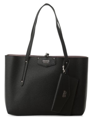 Zdjęcie produktu GUESS Damska dwustronna torba shopper Kobiety Sztuczna skóra różowy|czarny jednolity,