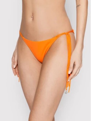 Zdjęcie produktu Guess Dół od bikini Logo Tie E2GO32 MC043 Pomarańczowy