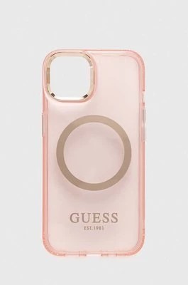 Zdjęcie produktu Guess etui na telefon iPhone 13 6,1" kolor różowy