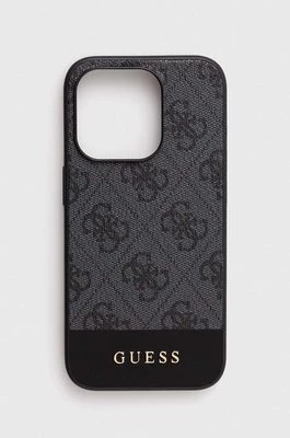 Zdjęcie produktu Guess etui na telefon iPhone 15 Pro 6.1" kolor szary