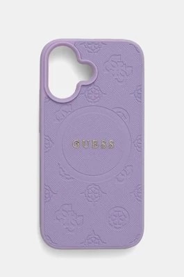 Zdjęcie produktu Guess etui na telefon iPhone 16 6.1 kolor fioletowy GUHMP16SPSAPSMEU