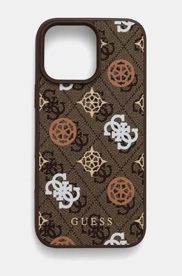 Zdjęcie produktu Guess etui na telefon iPhone 16 Pro Max 6.9 kolor brązowy GUHMP16XP4PWPW