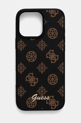 Zdjęcie produktu Guess etui na telefon iPhone 16 Pro Max 6.9 kolor brązowy GUHMP16XPGPYSK