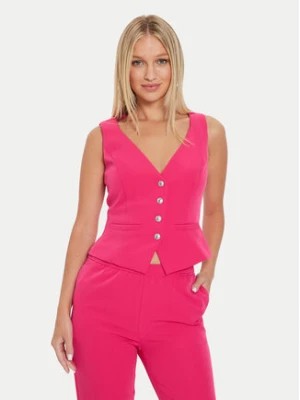 Zdjęcie produktu Guess Kamizelka garniturowa W4YN53 WFWX2 Różowy Classic Fit