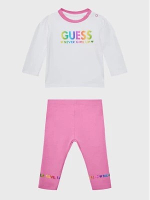 Zdjęcie produktu Guess Komplet bluzka i legginsy A3RG06 K6YW1 Kolorowy Regular Fit