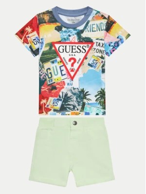 Zdjęcie produktu Guess Komplet t-shirt i spodenki I4GG12 K8HM3 Kolorowy Regular Fit