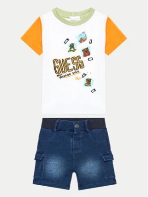 Zdjęcie produktu Guess Komplet t-shirt i szorty jeansowe I4GG08 K8HM3 Kolorowy Regular Fit