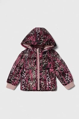 Zdjęcie produktu Guess kurtka dziecięca kolor fioletowy