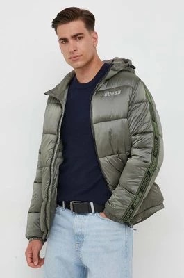 Zdjęcie produktu Guess kurtka męska kolor zielony zimowa
