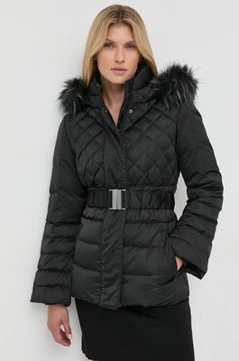 Zdjęcie produktu Guess kurtka puchowa damska kolor czarny zimowa