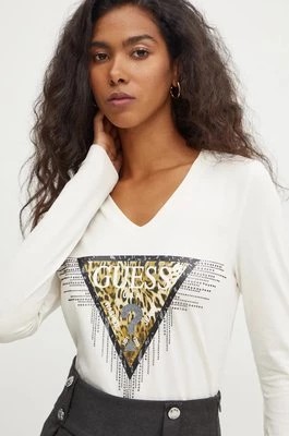 Zdjęcie produktu Guess longsleeve damski kolor beżowy W4BI28 J1314