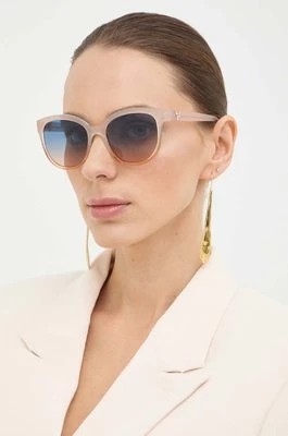 Zdjęcie produktu Guess okulary przeciwsłoneczne damskie kolor beżowy GU7877_5357B