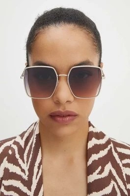 Zdjęcie produktu Guess okulary przeciwsłoneczne damskie kolor złoty