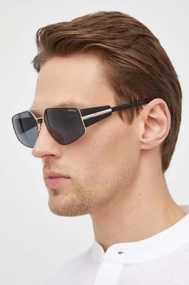 Zdjęcie produktu Guess okulary przeciwsłoneczne męskie kolor czarny GU00091_6105A