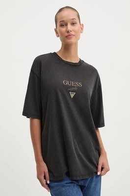 Zdjęcie produktu Guess Originals t-shirt bawełniany kolor czarny z nadrukiem M4BI15 K8FQ4