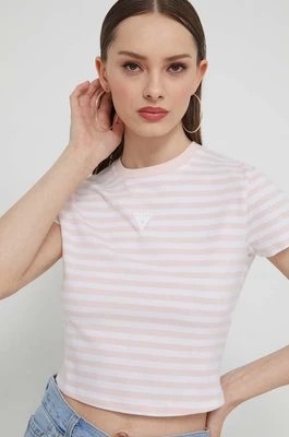 Zdjęcie produktu Guess Originals t-shirt damski kolor różowy