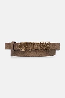 Zdjęcie produktu Guess pasek VICTORIA damski kolor beżowy BW9167 P4220