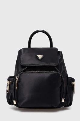 Zdjęcie produktu Guess plecak BACKBAG damski kolor czarny mały gładki V4YZ04 WG8Z0