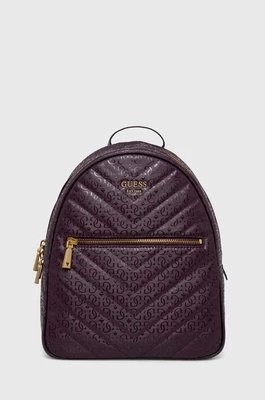 Zdjęcie produktu Guess plecak VIKKY damski kolor fioletowy mały gładki HWGA69 95320