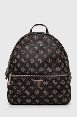 Zdjęcie produktu Guess plecak MANHATTAN damski kolor czarny mały wzorzysty HWPG69 94330