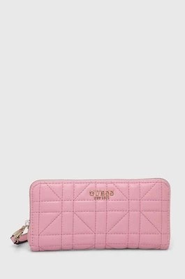 Zdjęcie produktu Guess portfel ASSIA damski kolor różowy SWQG84 99460