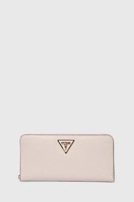 Zdjęcie produktu Guess portfel LAUREL damski kolor beżowy SWXG85 00460