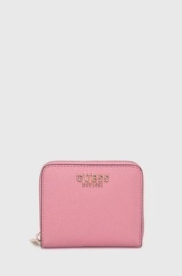 Zdjęcie produktu Guess portfel LAUREL damski kolor różowy SWXG85 00370