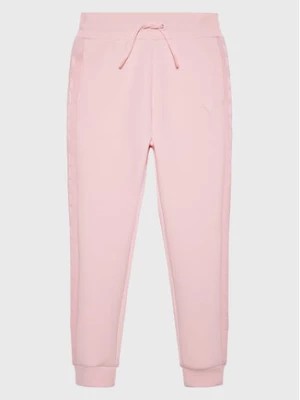 Zdjęcie produktu Guess Spodnie dresowe J2YQ24 FL03S Różowy Relaxed Fit