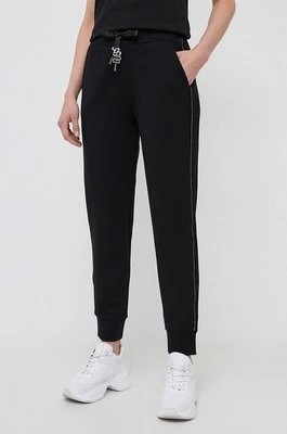 Zdjęcie produktu Guess spodnie dresowe kolor czarny z aplikacją W4RB46 KBYE2