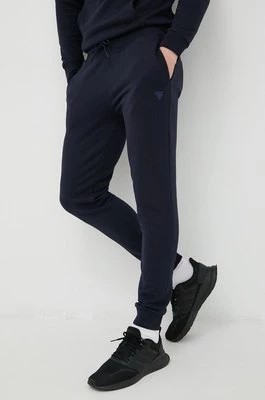 Zdjęcie produktu Guess spodnie dresowe ALDWIN męskie kolor granatowy gładkie Z2YB22 KAIJ1