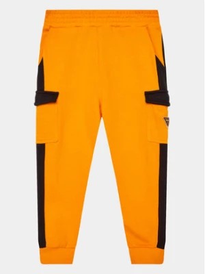 Zdjęcie produktu Guess Spodnie dresowe N3YQ12 KA6R3 Pomarańczowy Regular Fit