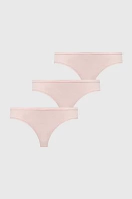 Zdjęcie produktu Guess stringi 3-pack kolor różowy
