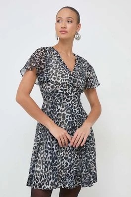 Zdjęcie produktu Guess sukienka FELICIA kolor szary mini rozkloszowana W4RK69 WFX02CHEAPER