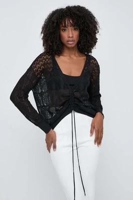 Zdjęcie produktu Guess sweter CLARISSA damski kolor czarny lekki W4GR14 Z3E22