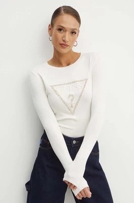 Zdjęcie produktu Guess sweter damski kolor beżowy lekki