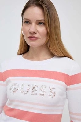 Zdjęcie produktu Guess sweter MACY damski kolor biały lekki W4GR44 Z2NQ2