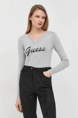 Zdjęcie produktu Guess sweter damski kolor szary lekki