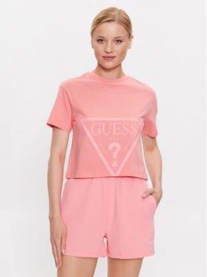 Zdjęcie produktu Guess T-Shirt Adele V2YI06 K8HM0 Różowy Regular Fit