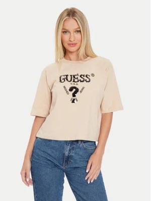 Zdjęcie produktu Guess T-Shirt Aurelie V4YI06 I3Z14 Beżowy Boxy Fit