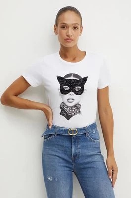 Zdjęcie produktu Guess t-shirt bawełniany damski kolor biały W4BI37 K9RM1