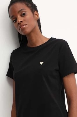 Zdjęcie produktu Guess t-shirt COLETTE damski kolor czarny V4YI09 J1314
