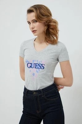 Zdjęcie produktu Guess t-shirt damski kolor szary