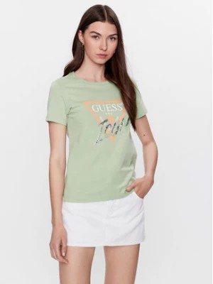 Zdjęcie produktu Guess T-Shirt Icon W3GI46 I3Z14 Zielony Regular Fit