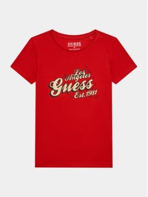 Zdjęcie produktu Guess T-Shirt J3BI03 J1314 Czerwony Regular Fit