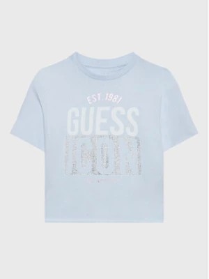 Zdjęcie produktu Guess T-Shirt J3RI13 K8HM3 Błękitny Regular Fit