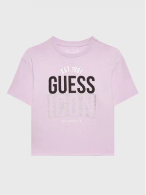 Zdjęcie produktu Guess T-Shirt J3RI13 K8HM3 Fioletowy Regular Fit